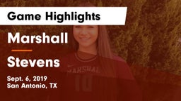 Marshall  vs Stevens  Game Highlights - Sept. 6, 2019