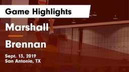 Marshall  vs Brennan  Game Highlights - Sept. 13, 2019