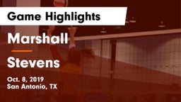Marshall  vs Stevens  Game Highlights - Oct. 8, 2019