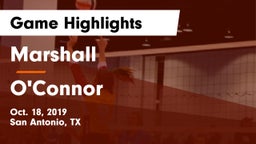 Marshall  vs O'Connor  Game Highlights - Oct. 18, 2019
