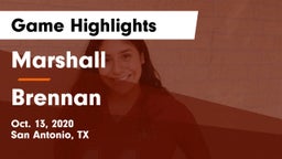 Marshall  vs Brennan  Game Highlights - Oct. 13, 2020