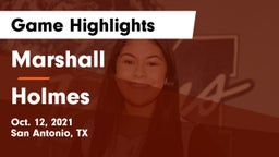 Marshall  vs Holmes  Game Highlights - Oct. 12, 2021