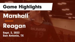 Marshall  vs Reagan  Game Highlights - Sept. 2, 2022