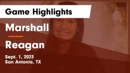 Marshall  vs Reagan  Game Highlights - Sept. 1, 2023
