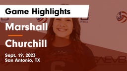 Marshall  vs Churchill  Game Highlights - Sept. 19, 2023