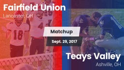 Matchup: Fairfield Union vs. Teays Valley  2017