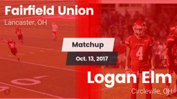 Matchup: Fairfield Union vs. Logan Elm  2017