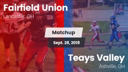 Matchup: Fairfield Union vs. Teays Valley  2018