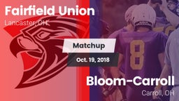 Matchup: Fairfield Union vs. Bloom-Carroll  2018