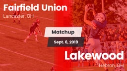 Matchup: Fairfield Union vs. Lakewood  2019