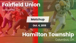 Matchup: Fairfield Union vs. Hamilton Township  2019