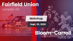 Matchup: Fairfield Union vs. Bloom-Carroll  2020