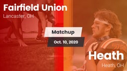 Matchup: Fairfield Union vs. Heath  2020