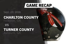 Recap: Charlton County  vs. Turner County  2016