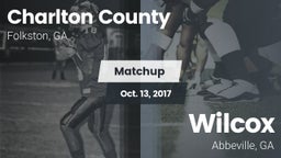Matchup: Charlton County vs. Wilcox 2017