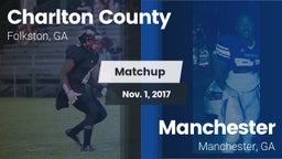 Matchup: Charlton County vs. Manchester  2017