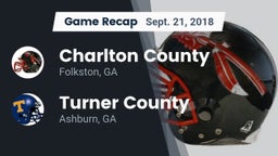 Recap: Charlton County  vs. Turner County  2018