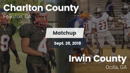 Matchup: Charlton County vs. Irwin County  2018