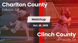 Matchup: Charlton County vs. Clinch County  2018