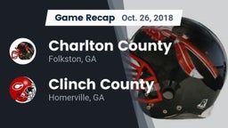 Recap: Charlton County  vs. Clinch County  2018