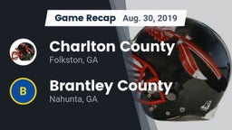 Recap: Charlton County  vs. Brantley County  2019