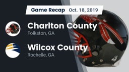 Recap: Charlton County  vs. Wilcox County  2019