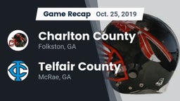Recap: Charlton County  vs. Telfair County  2019