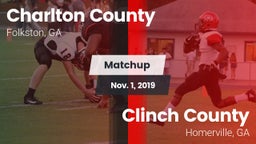 Matchup: Charlton County vs. Clinch County  2019