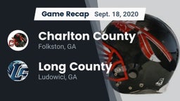 Recap: Charlton County  vs. Long County  2020