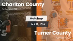 Matchup: Charlton County vs. Turner County  2020