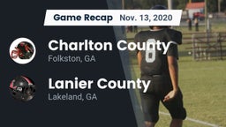 Recap: Charlton County  vs. Lanier County  2020