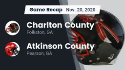 Recap: Charlton County  vs. Atkinson County  2020