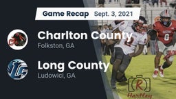 Recap: Charlton County  vs. Long County  2021