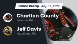 Recap: Charlton County  vs. Jeff Davis  2022