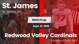 Matchup: St. James vs. Redwood Valley Cardinals 2018