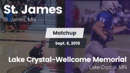 Matchup: St. James vs. Lake Crystal-Wellcome Memorial  2019