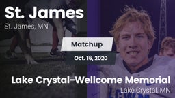 Matchup: St. James vs. Lake Crystal-Wellcome Memorial  2020