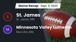 Recap: St. James  vs. Minnesota Valley Lutheran  2022