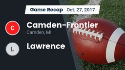 Recap: Camden-Frontier  vs. Lawrence 2017