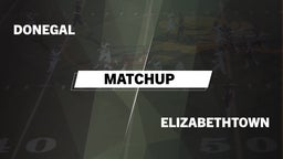 Matchup: Donegal vs. Elizabethtown  2016