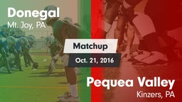 Matchup: Donegal vs. Pequea Valley  2016