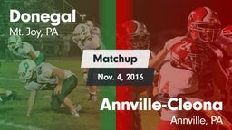 Matchup: Donegal vs. Annville-Cleona  2016