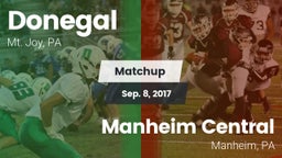 Matchup: Donegal vs. Manheim Central  2017