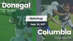 Matchup: Donegal vs. Columbia  2017