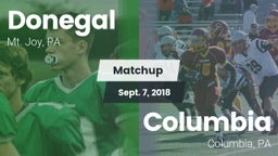 Matchup: Donegal vs. Columbia  2018