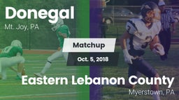 Matchup: Donegal vs. Eastern Lebanon County  2018