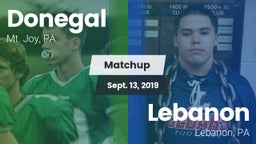 Matchup: Donegal vs. Lebanon  2019