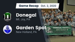 Recap: Donegal  vs. Garden Spot  2020