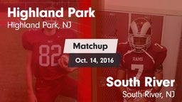 Matchup: Highland Park vs. South River  2016