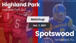 Matchup: Highland Park vs. Spotswood  2016